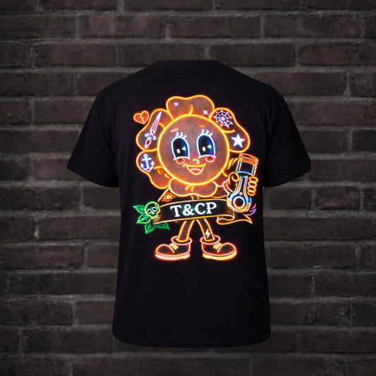 Short sleeve flower