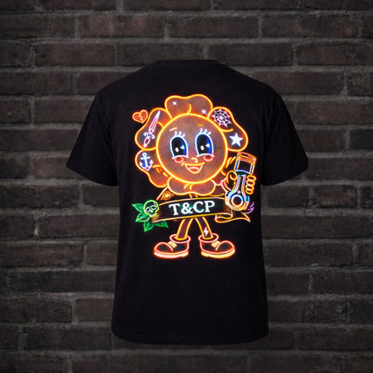 Short sleeve flower