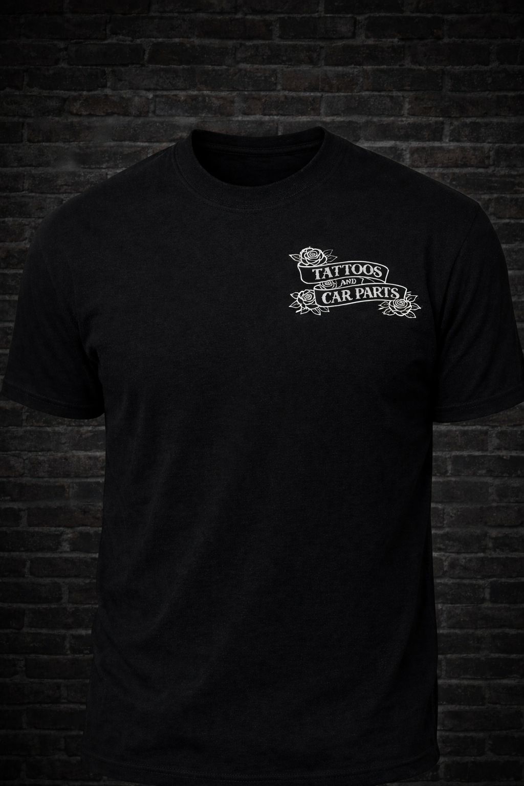 black and white flower t-shirt