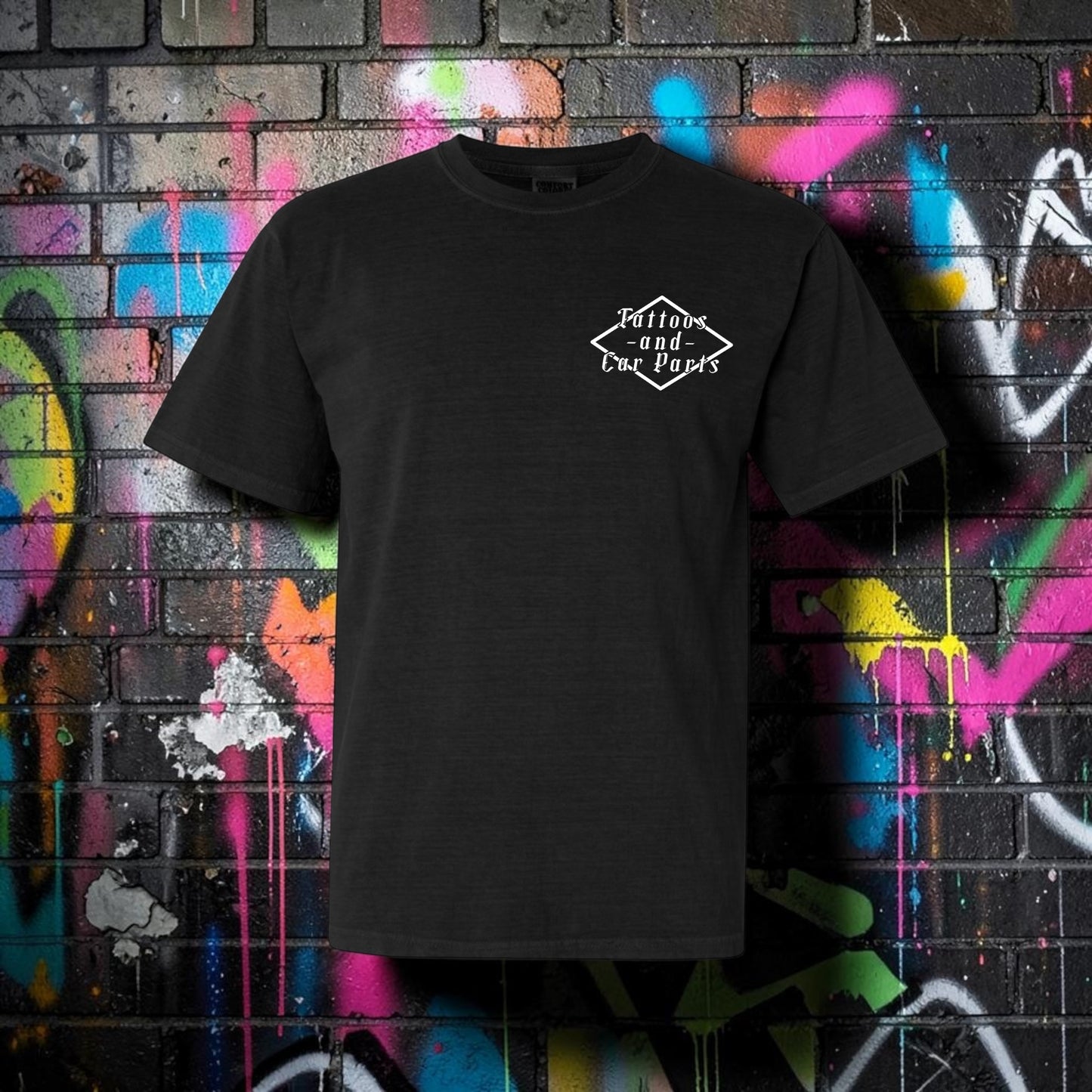 Black turbo tee